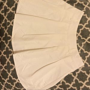 White pleated skirt!